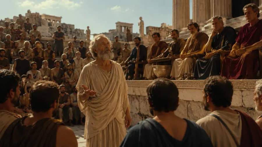 Socrates - Trước tòa án Athens